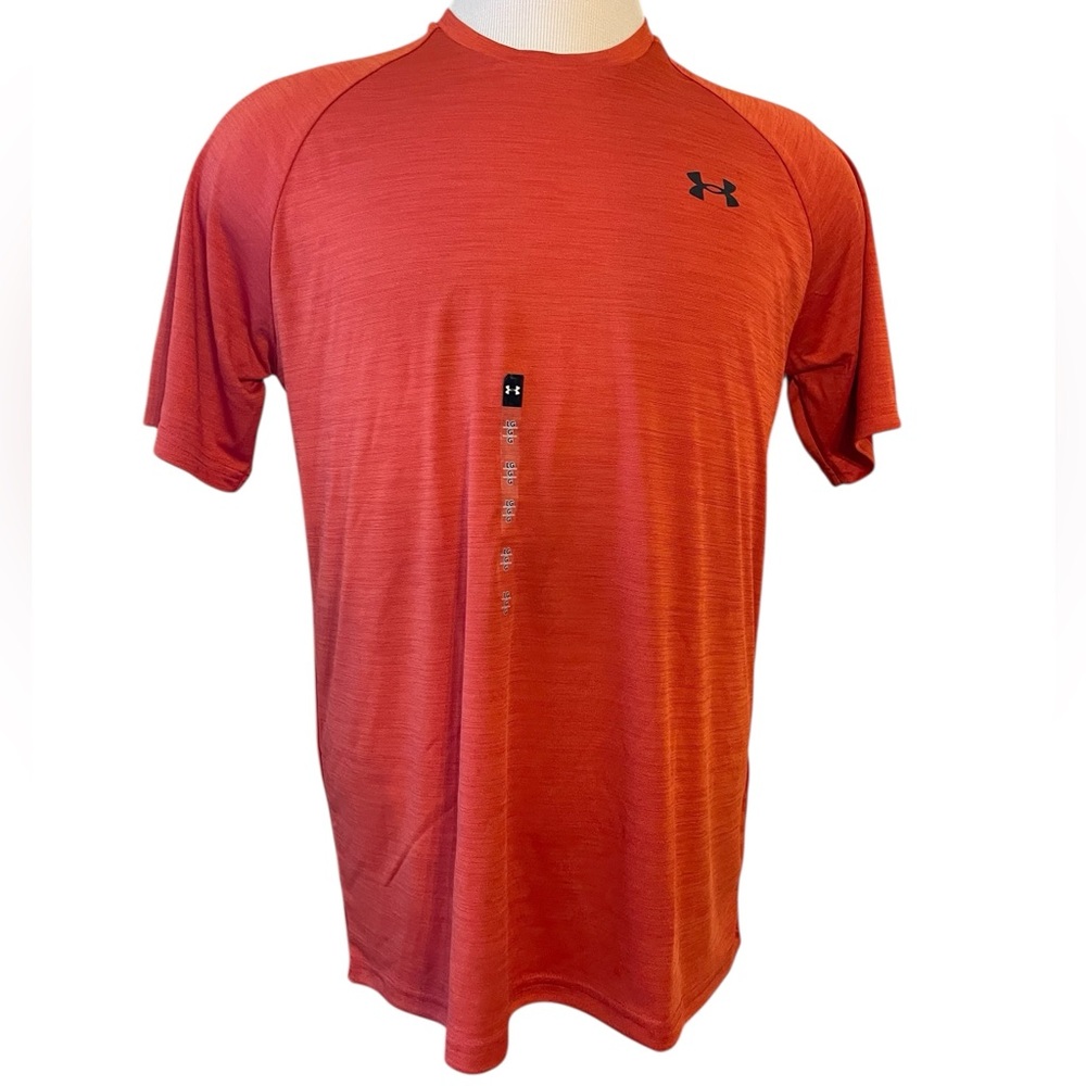 UNDER ARMOUR Tech 2.0 Short Sleeve Performance T-Shirt Phoenix Fire LARGE